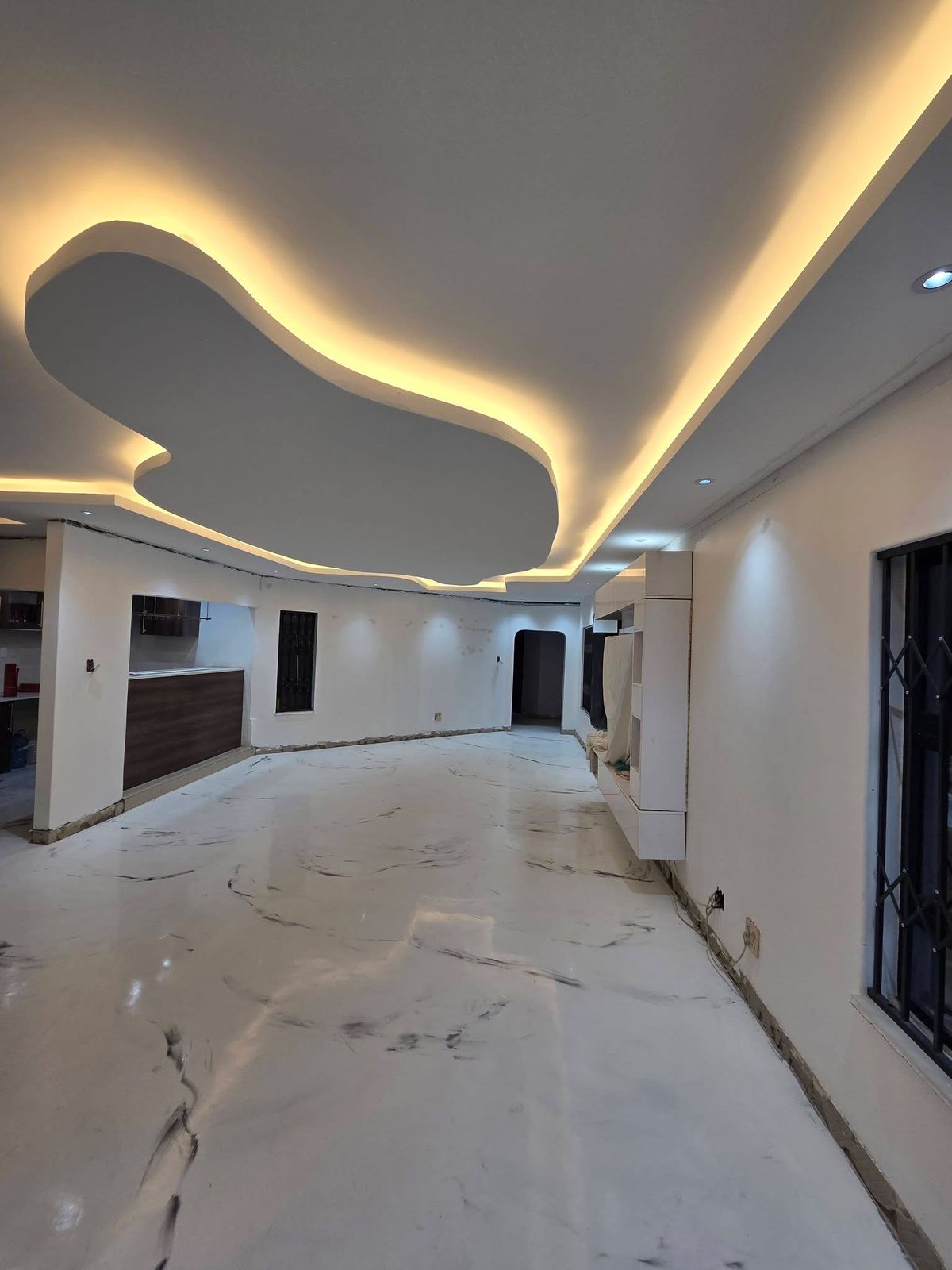 Ceiling insulation installation