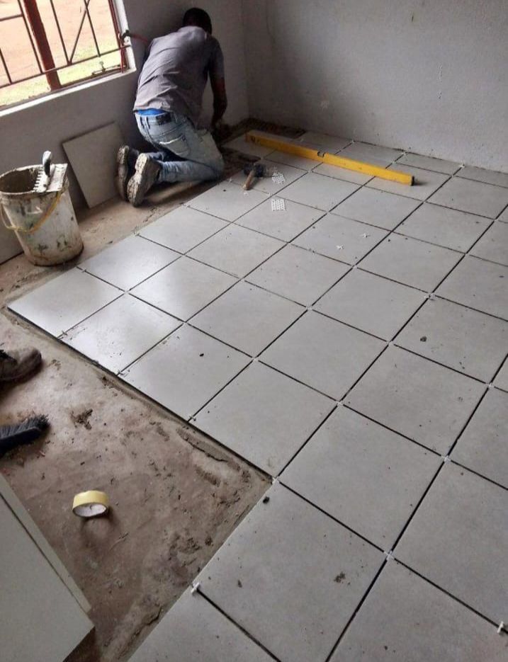 Wall tiling project